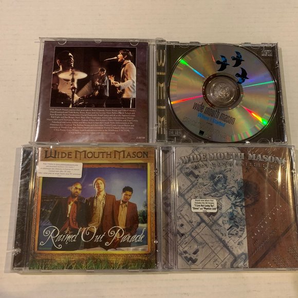 Wide Mouth Mason 3 CD Lot - Where I Started | Rained Out Parade | Satellites - Picture 3 of 4